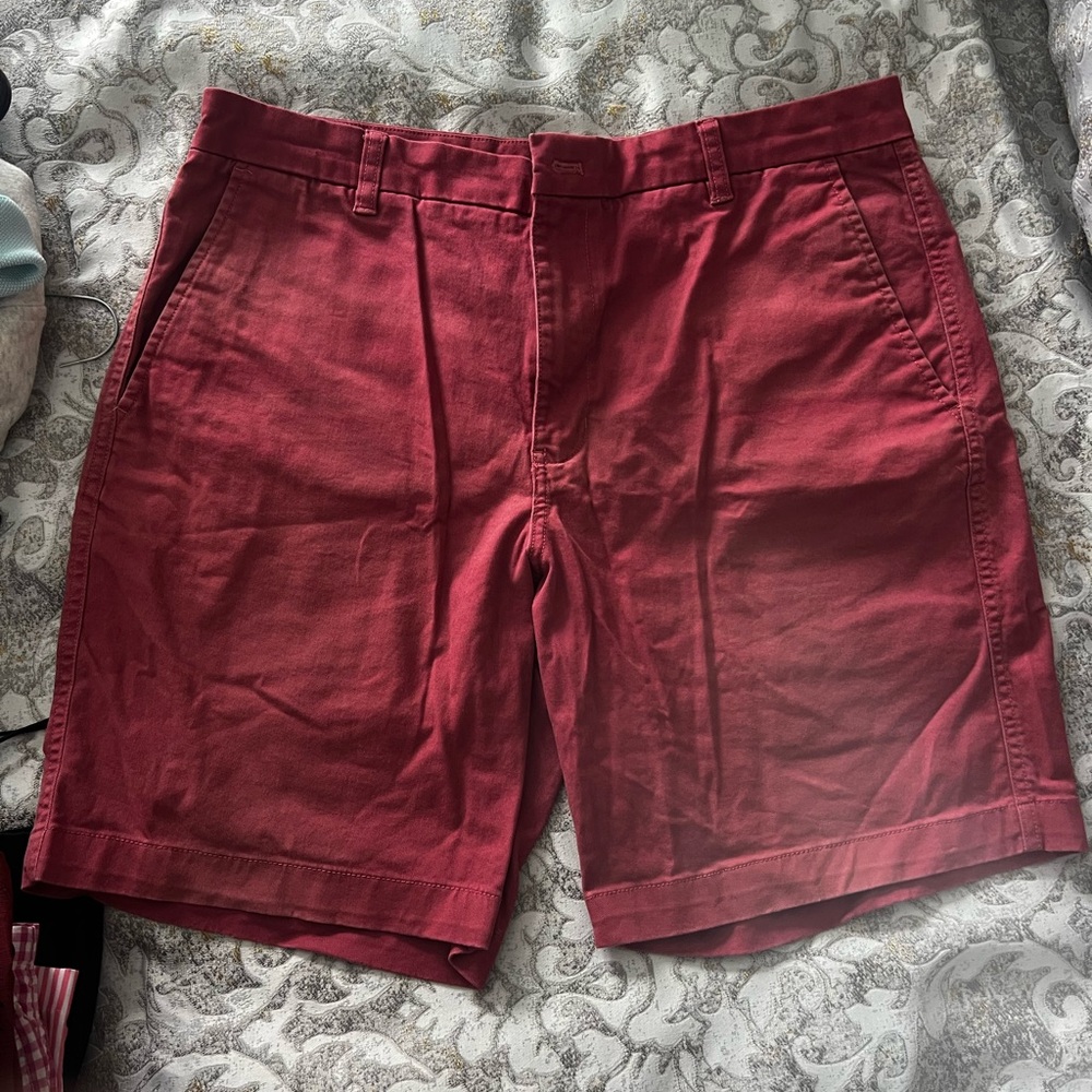 Men's Red Casual Shorts